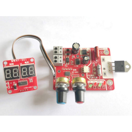 NY-D01 Spot Welding Machine Control Board Adjustment Time Current Digital Display Control Board, Model:40A by buy2fix