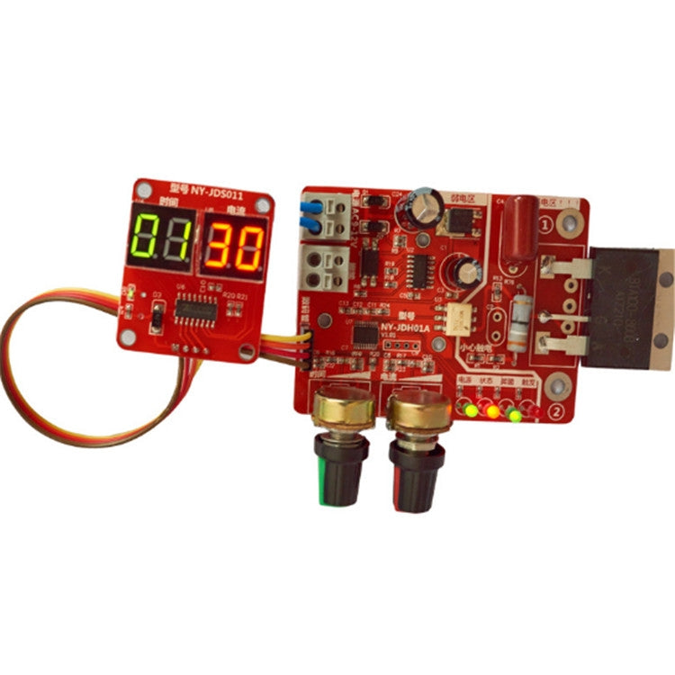 NY-D01 Spot Welding Machine Control Board Adjustment Time Current Digital Display Control Board, Model:40A by buy2fix