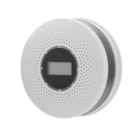 JKD-512COM CO Smoke Detector Live Voice Alarm Carbon Monoxide Leakage Sensor with LCD Display by buy2fix