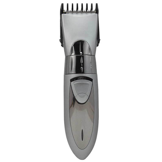 Waterproof Electric Hair Clipper Rechargeable Hair Trimmer Hair Cutting Machine Haircut Beard Trimer, EU Plug(Grey) by buy2fix