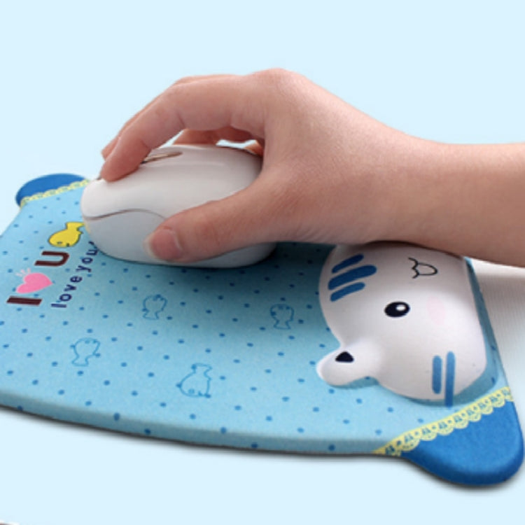 Cartoon Silicone Wristband Mouse Pad(Dog) by buy2fix