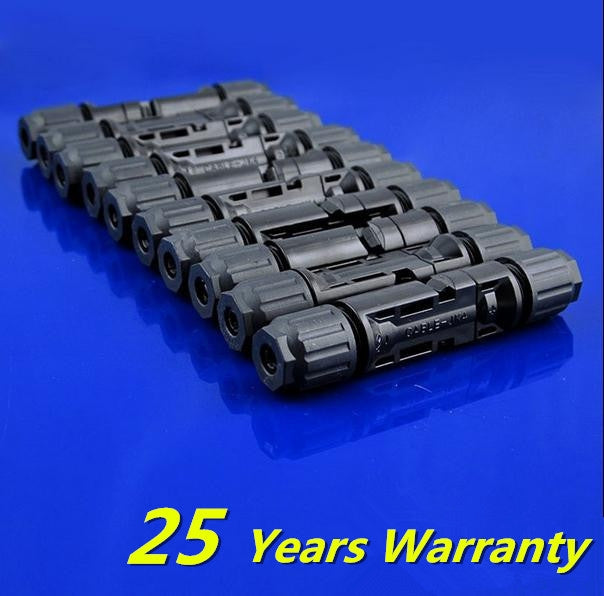 MC4 Connector male female 30A 1000V Solar Panel Branch Series for PV Cable 2.5/4/6mm2 by buy2fix