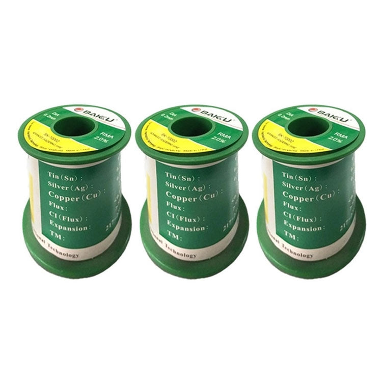 BAKU High-purity Low-temperature Solder Wire 63 Degrees Celsius No-clean Tin Wire(BK-10005 0.5mm) by BAKU