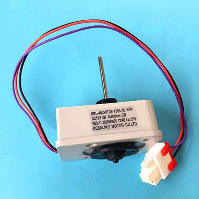Refrigerator Fan Motor Parts for TCL Omar KBL-48ZWT05-1204 DC12V 4W 1450r/min CW W29-11 3059900028 1204B by buy2fix