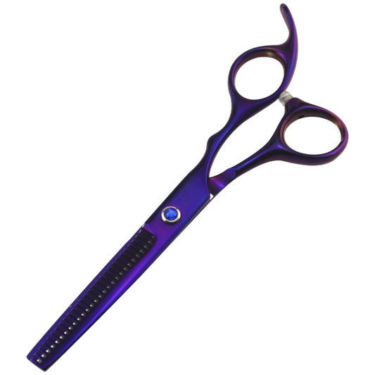 Professional Hair Cutting Scissor Hairdressing Kit Thinning Scissors Barber(Purple Thinning(SXLC-601T)) by buy2fix