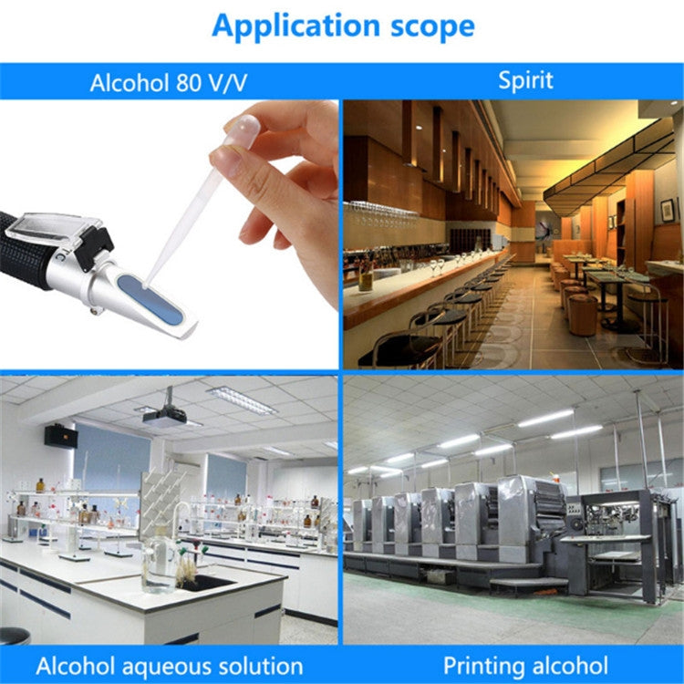 Hand-held Refractometer Alcohol Detector Alcohol Level Meter by buy2fix