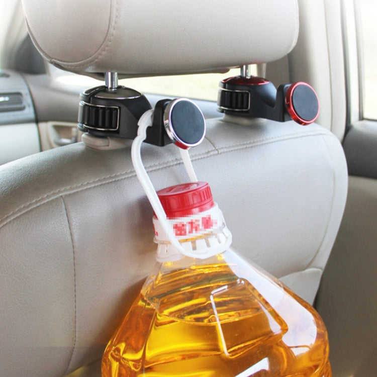 2 PCS Car Multifunctional Rear Headrest Mobile Phone Hook(Three Generation Magnetic Blue) by buy2fix