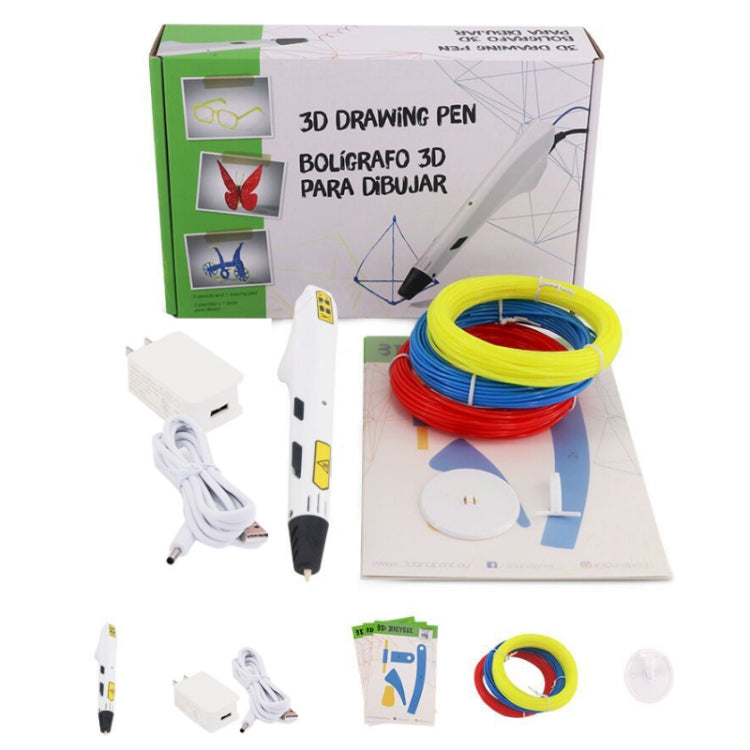 3D Printing Pen Children Toy Art Doodle Pen, Specification:USB+US Plug by buy2fix
