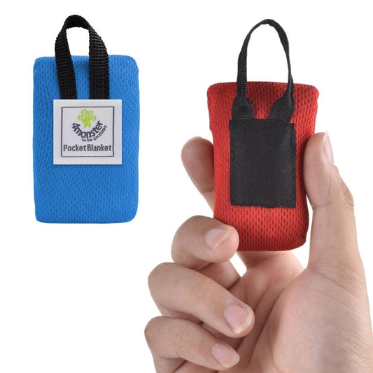 Portable Ultra-thin Folding Camping Mat Pocket Waterproof Blanket Outdoor Picnic Mat Sand Beach Mat, Size: 70*110cm(Blue) by buy2fix