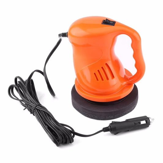 Electric Car Polisher Waxing Polishing Machine Kit Automation Cleaning Car Buffing ABS Car Accessories, Color:orange by buy2fix