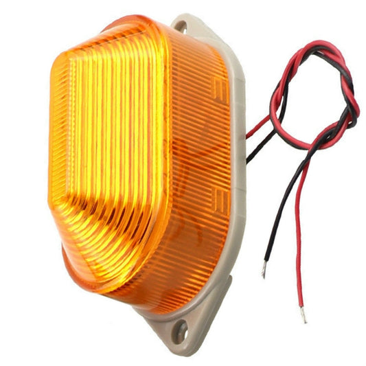 DC12V Led Mini Strobe Signal Warning Light Silent Warning Light(Orange) by buy2fix