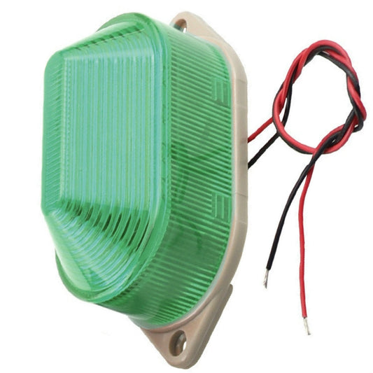 DC12V Led Mini Strobe Signal Warning Light Silent Warning Light(Green) by buy2fix