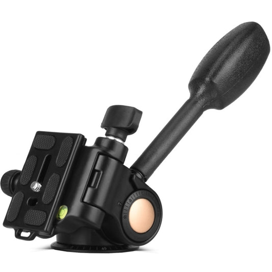 Q08 Three-Dimensional Damping 360 Degree Panorama Scale Leveling Metal Tripod Heads by buy2fix