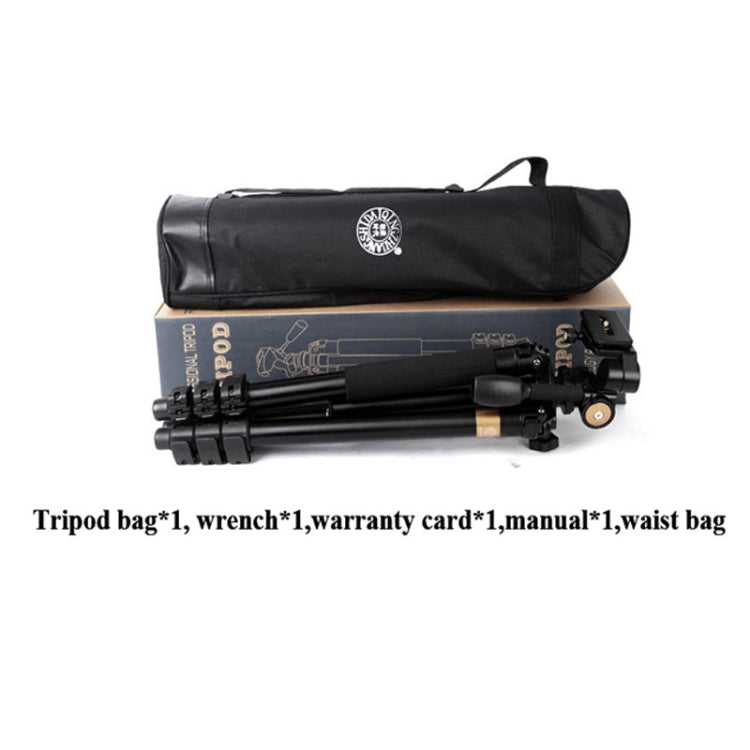 Q620 4-Section Folding Legs Heavy Duty Aluminum Alloy Tripod With Three-Dimensional Damping Tripod Heads by buy2fix
