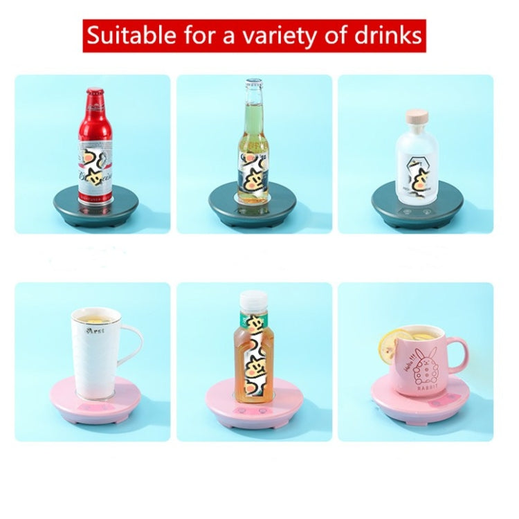 Fast Cooling Heating Pad USB Mini Portable Car Home Heating And Cooling Cup Coaster(Green) by buy2fix