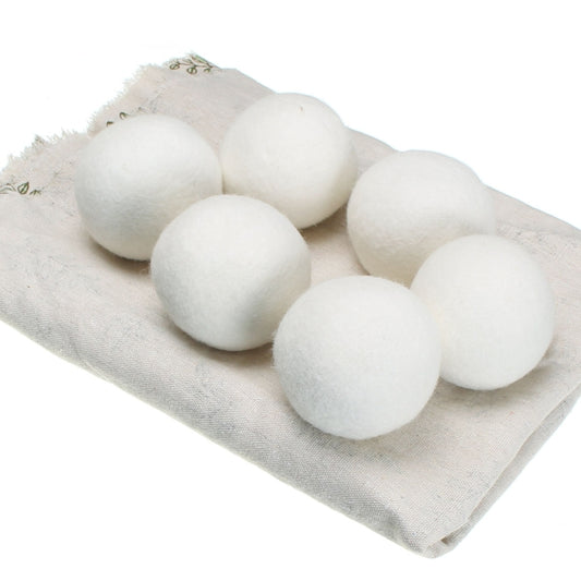 Laundry Clean Ball Reusable Natural Organic Laundry Fabric Softener Ball Premium Organic Wool Dryer Balls by buy2fix