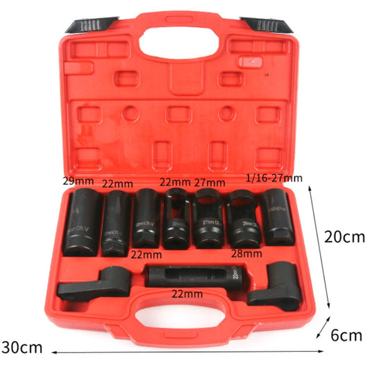 10 In 1 Oxygen Sensor Sleeve Removal Tool Wrench Set by buy2fix