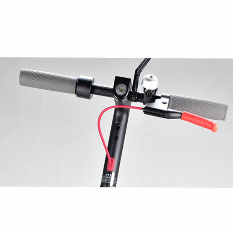 A Pair For Xiaomi Electric Scooter Silicone Car Handles Replace Non-slip Car Handles, Size:One Size(Light Grey) by buy2fix