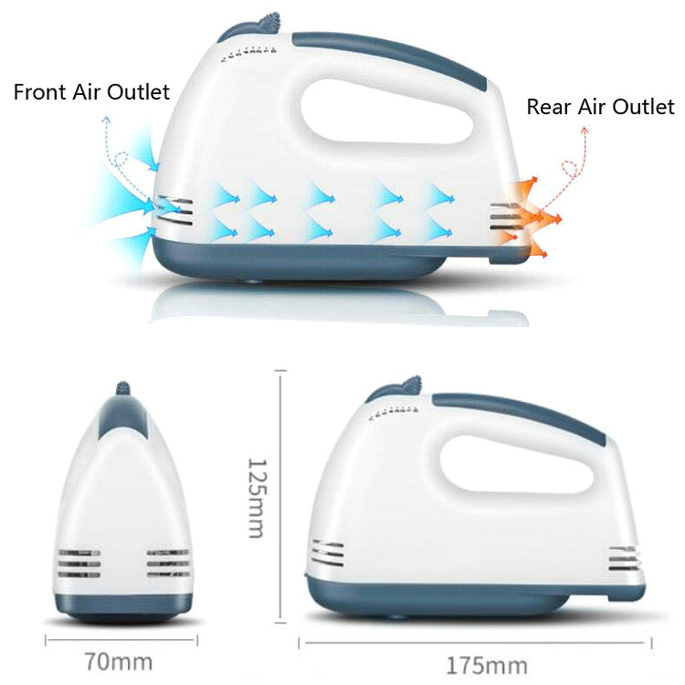 Whisk Electric Household Mini Whisk Baking Small Whipped Cream Machine, Specification:EU Plug+4 Stirring Rods by buy2fix