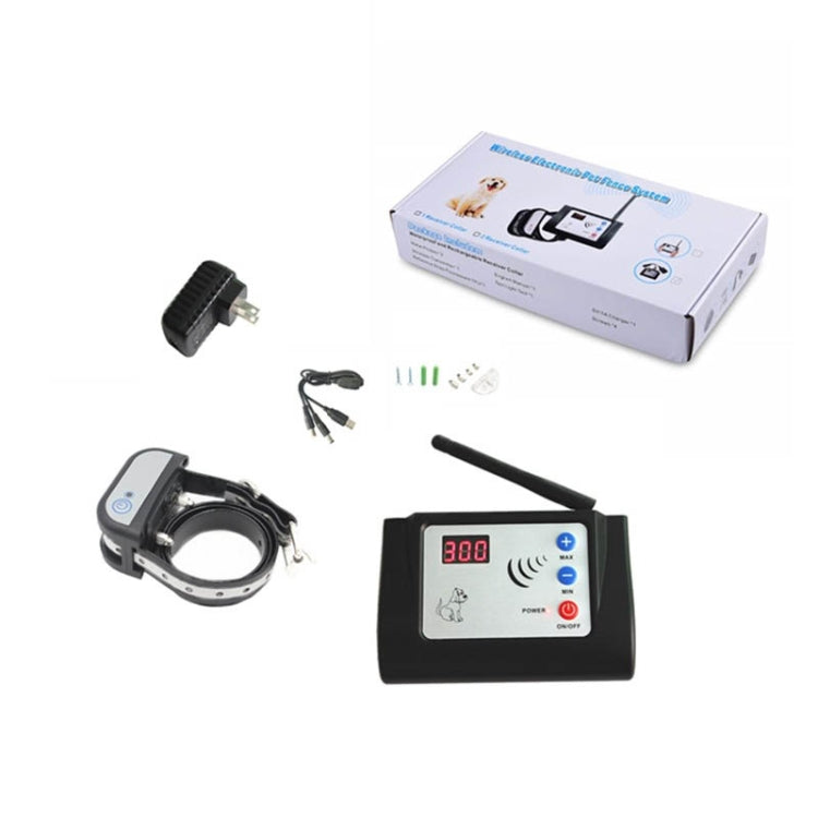 300 Meters Smart Wireless Pet Fence Waterproof Collar with Night Reflective Yarn Protective Fence, Specification: 450G by buy2fix