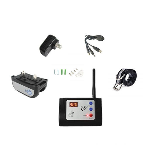 300 Meters Smart Wireless Pet Fence Waterproof Collar with Night Reflective Yarn Protective Fence, Specification: 2 in 1 570G by buy2fix