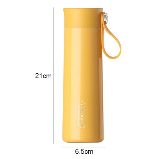 FANJANE Reminder Drinking Smart Thermos Cup(Yellow) by FANJANE