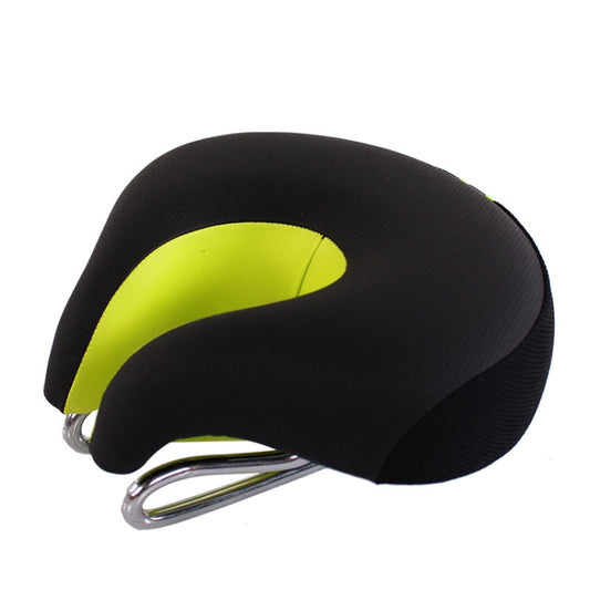 Noseless Bicycle Saddle Mountain Bike Thickened Soft Cushion(Green) by buy2fix