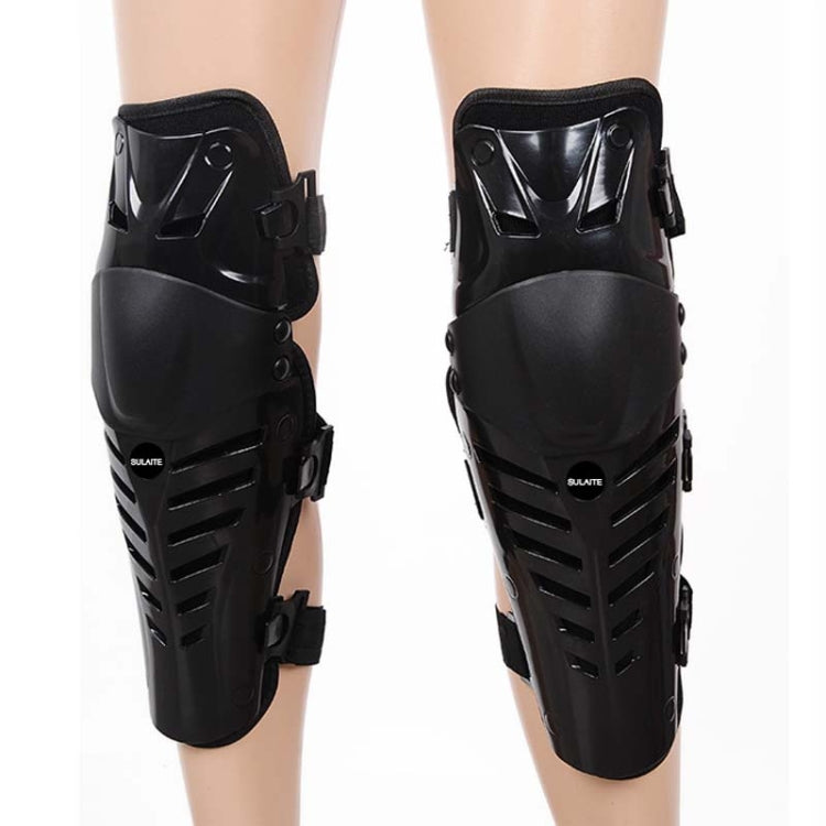 SULAITE Motocross Outdoor Sports Protective Gear Riding Windproof And Anti-Fall Activity Leggings Protector(Black) by SULAITE