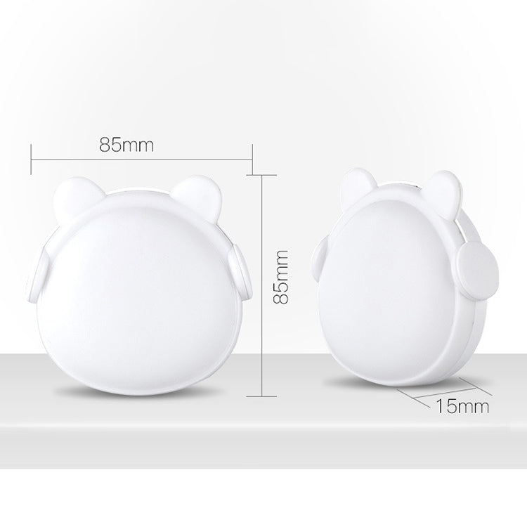 4 PCS Smart Light Control LED Bedroom Mini Night Light Energy-Saving Bedside Lamp, US Plug(White) by buy2fix