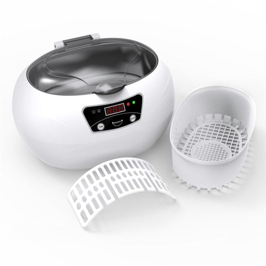 35W 600ml Mini Ultrasonic Cleaner Glasses Jewelry Household Ultrasonic Cleaner, Plug Type:220V UK Plug by buy2fix