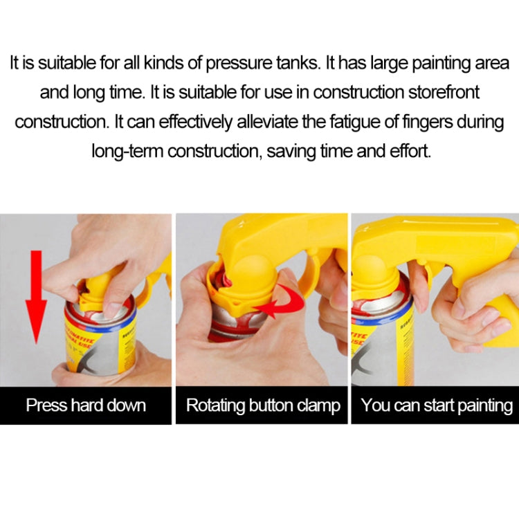 Spray Adaptor Paint Care Aerosol Spray Gun Handle Car Maintenance Tool by buy2fix