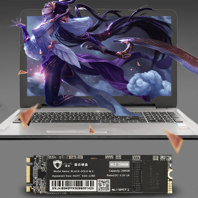 JingHai M.2 NGFF SSD Notebook Desktop Solid State Drive, Capacity:512GB by JingHai