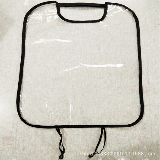 2 PCS Car Seat Back Cover Protector for Kids Kick Mat Car Seat Covers Automobile Kicking Mat(Transparent) by buy2fix