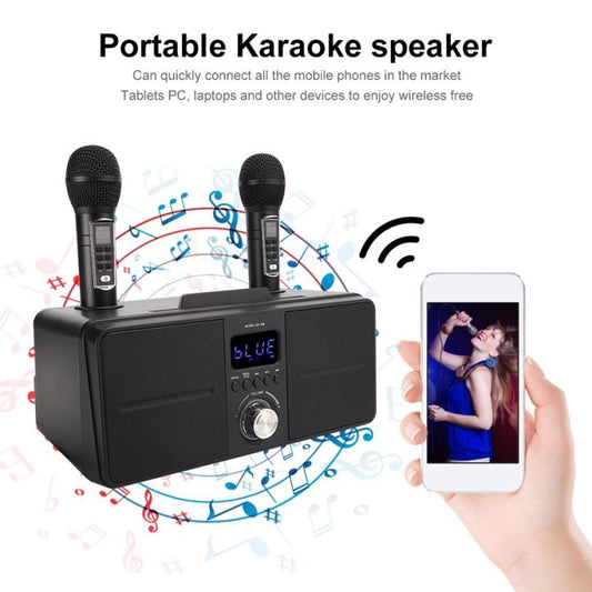 SDRD SD309 Wireless Microphone Bluetooth Audio All-In-One Machine(Black) by buy2fix