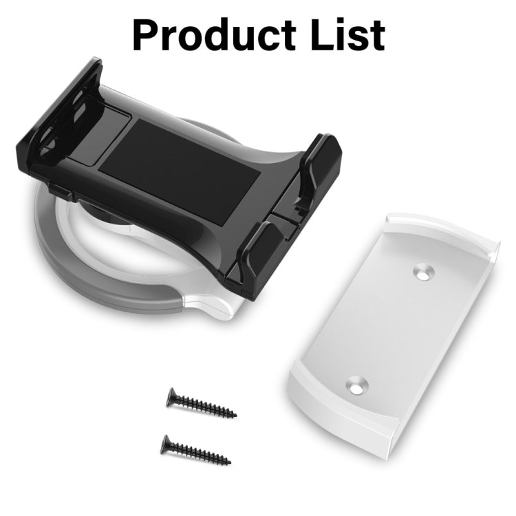 Two-in-one Multifunctional Wall-mounted Desktop Phone Computer Bracket(Black Chuck) by buy2fix