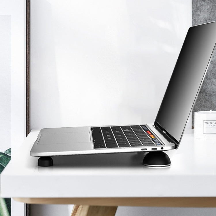 Suohuang SH-1029 Aluminum Portable Bracket Foot Pad for MacBook, Laptop(White) by Suohuang