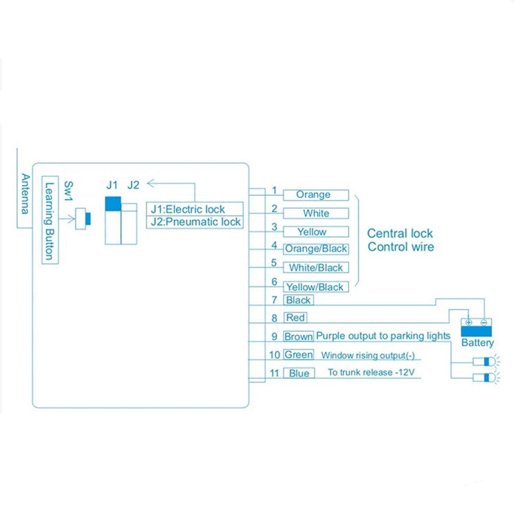 3pcs /Set Keyless Entry Switch Lock 12V Universal Car Remote Control Central Lock by buy2fix