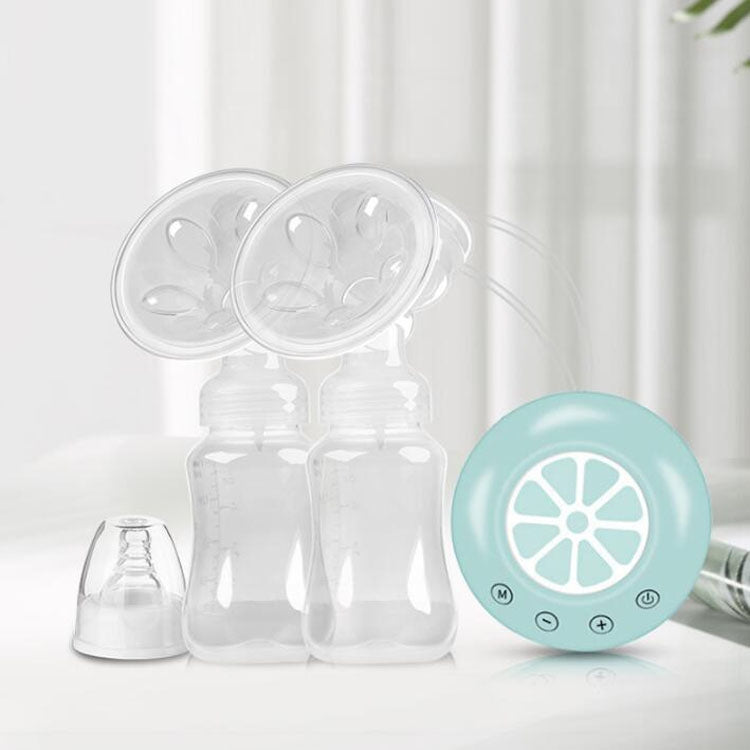 Large Suction Smart Electric Bilateral Breast Pump 12-Speed Silent Breast Pump(Blue) by buy2fix