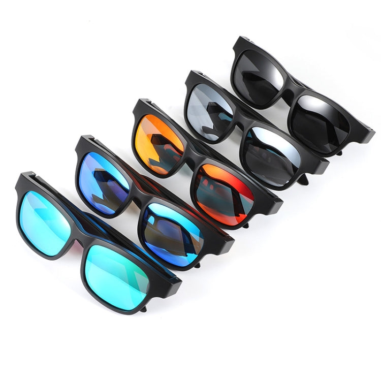 A12 Smart Bluetooth Audio Sunglasses Bluetooth Glasses(Red Gold) by buy2fix