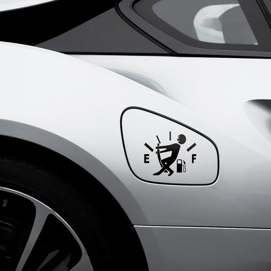 10 PCS Funny Car Sticker Pull Fuel Tank Pointer Reflective Vinyl Car Sticker Decal by buy2fix