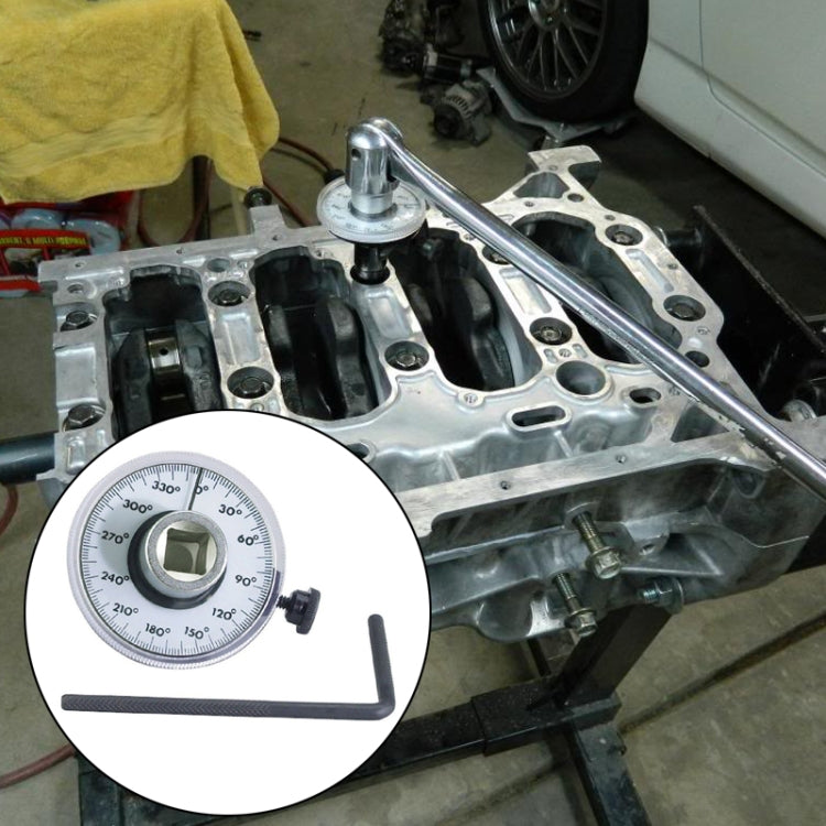 1/2 Inch Adjustable Drive Torque Angle Gauge Auto Garage Tool Set by buy2fix