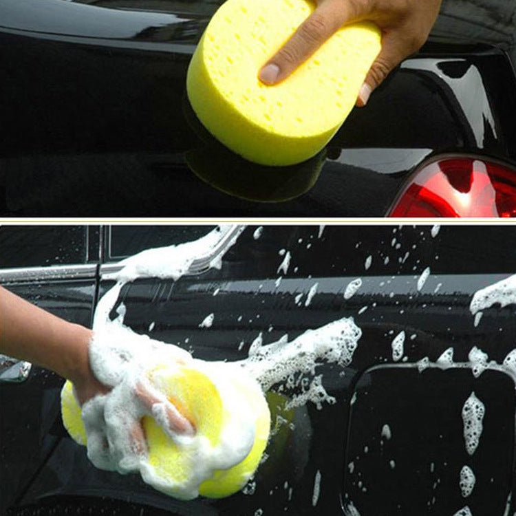 10 PCS Honeycomb Car Wash Sponge Large Vacuum Compression Sponge Car Beauty Waxing Tool(Random Colour Delivery) by buy2fix