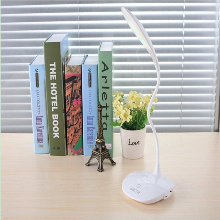 WS-601 USB Charging LED Reading Lamp Touch Dimming Bedroom Bedside Lamp, Size: 43x13.5cm(White) by buy2fix