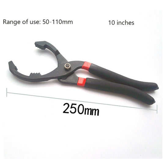 10 Inch Car Repairing Oil Filter Wrench Plier Disassembly Dedicated Clamp Filter Grease Wrench Special Tools by buy2fix