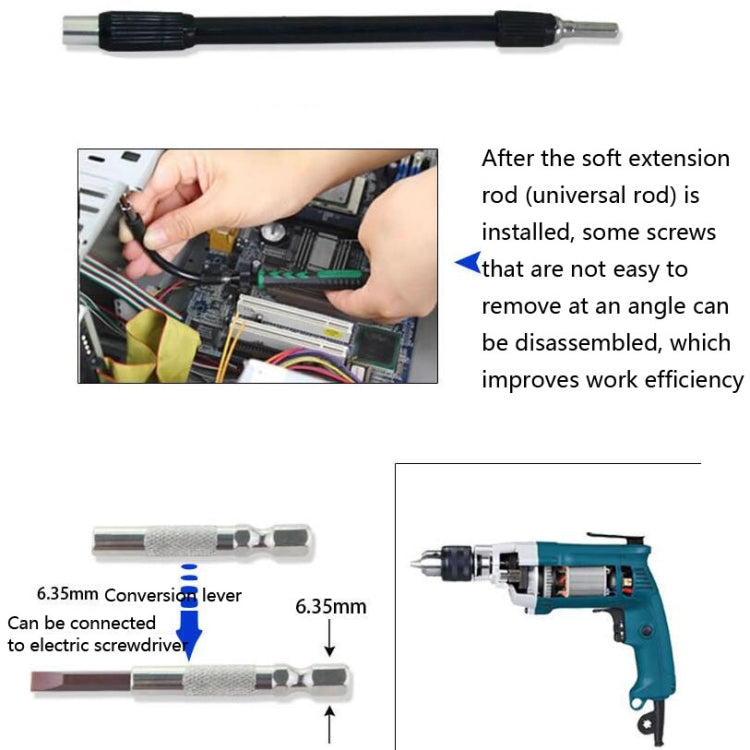 60 in 1 S2 Mobile Phone Notebook Computer Disassembly Tool Repair Phillips Screwdriver(Black) by buy2fix