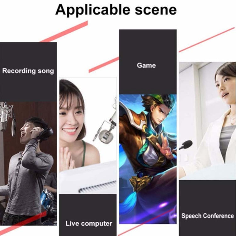 V8 Sound Card Set Dual Mobile Phone Computer Live Broadcast Universal Sound Card by buy2fix