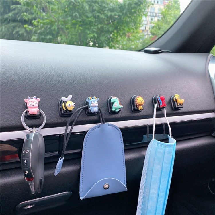 10 PCS Car Hook Car Sticky Multifunctional Mini Small Hook Car Seat Back Hook, Colour: Hook by buy2fix