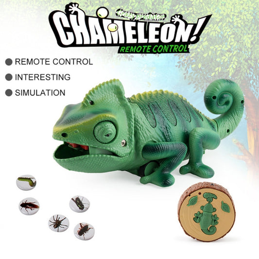 8888 Children Electric Infrared Remote Control Crawling Chameleon Colorful Breathing Light Tricky Toy by buy2fix