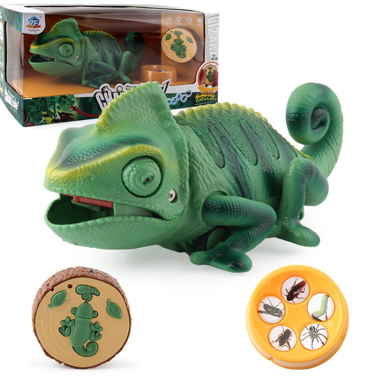 8888 Children Electric Infrared Remote Control Crawling Chameleon Colorful Breathing Light Tricky Toy by buy2fix
