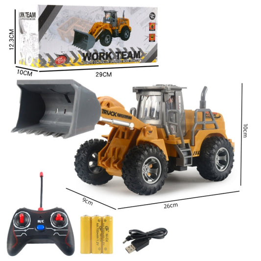 Wireless Remote Control 5-Way Charging Electric Engineering Vehicle Model(Bulldozer) by buy2fix